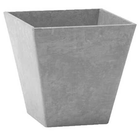 Novelty Manufacturing Novelty Manufacturing NOV35100 10 in. Novelty Square Ella Grey Planter NOV35100